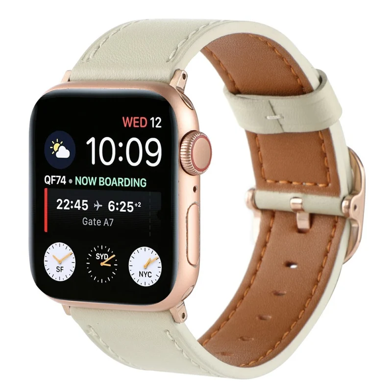 Absolut Niedlich Apple Smartwatch Echtes Leder Universell Armband