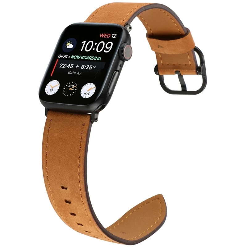 Absolut Niedlich Apple Smartwatch Echtes Leder Universell Armband