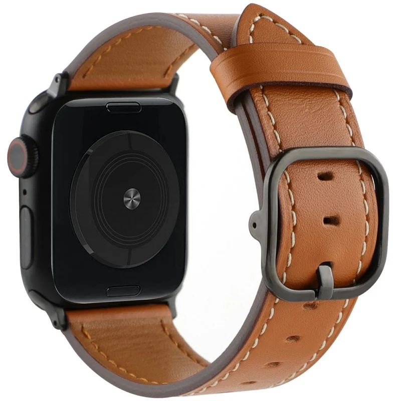 Absolut Niedlich Apple Smartwatch Echtes Leder Universell Armband