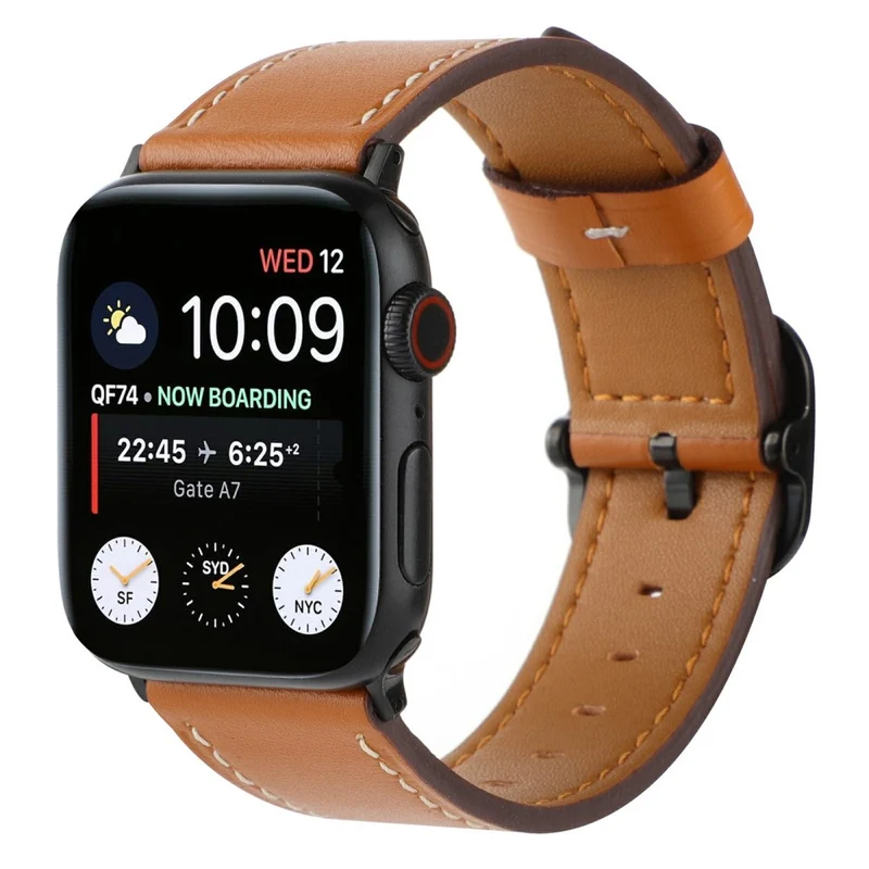 Absolut Niedlich Apple Smartwatch Echtes Leder Universell Armband