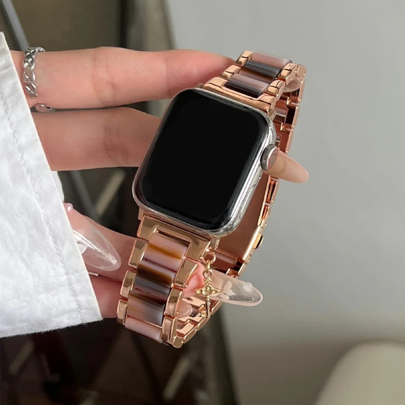 Super Gut Apple Smartwatch Metall Und Stein Universell Armband