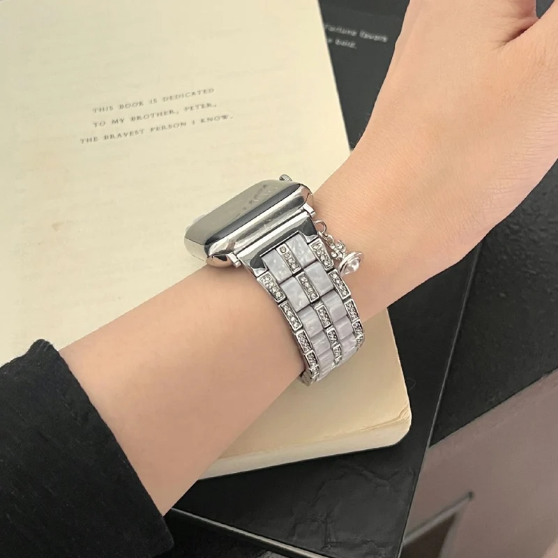 Super Gut Apple Smartwatch Metall Und Stein Universell Armband