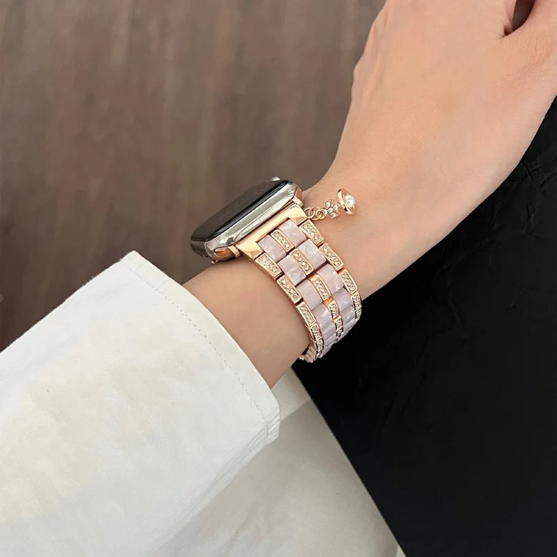 Super Gut Apple Smartwatch Metall Und Stein Universell Armband