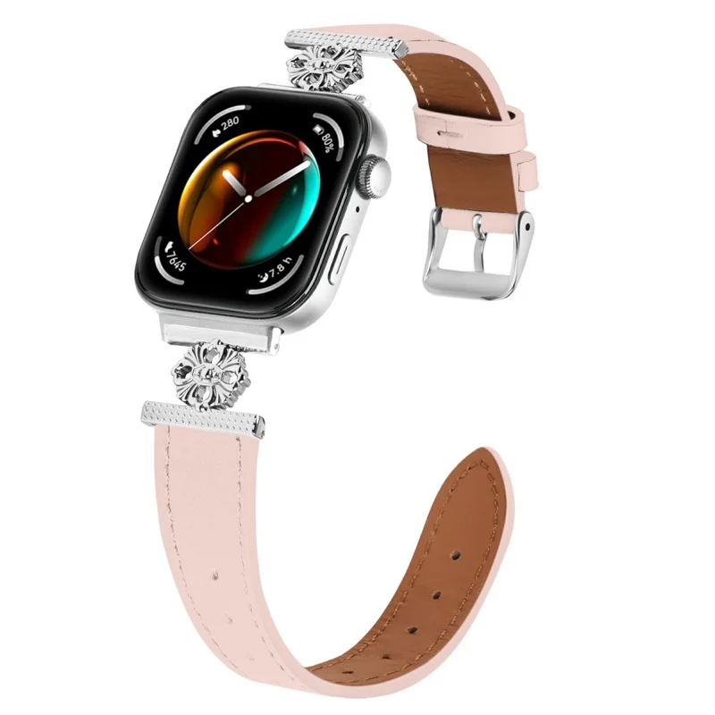 Bemerkenswert Prächtig Huawei Watch Fit 3 Echtes Leder Und Metall Armband