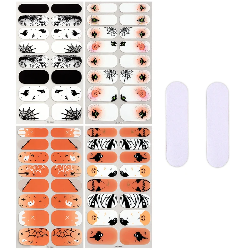 Thematische Halloween Nagelaufkleber