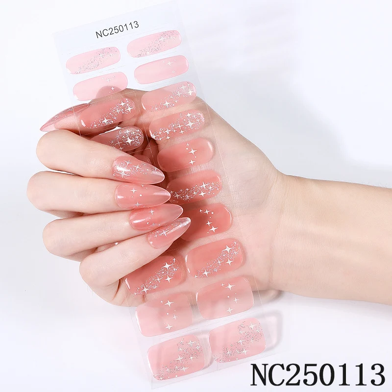 Stylische Faux-Tierdruck-Nagel-Wrapper