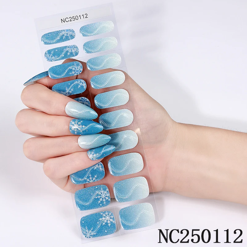 Stylische Faux-Tierdruck-Nagel-Wrapper