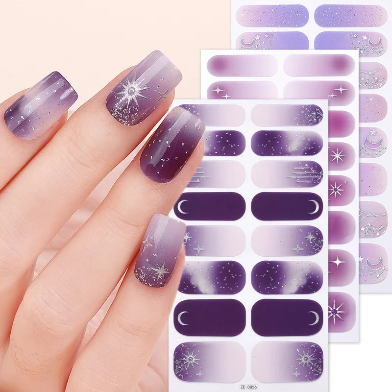Sternen Ombre Nagel Wraps