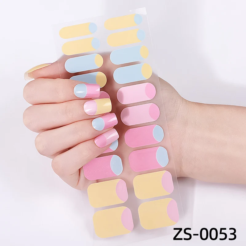 Glitzernde Glitter Nagelsticker