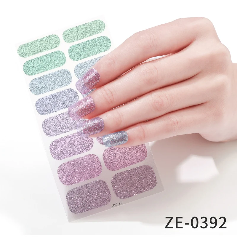 Glitter Ombre Nagelfolien