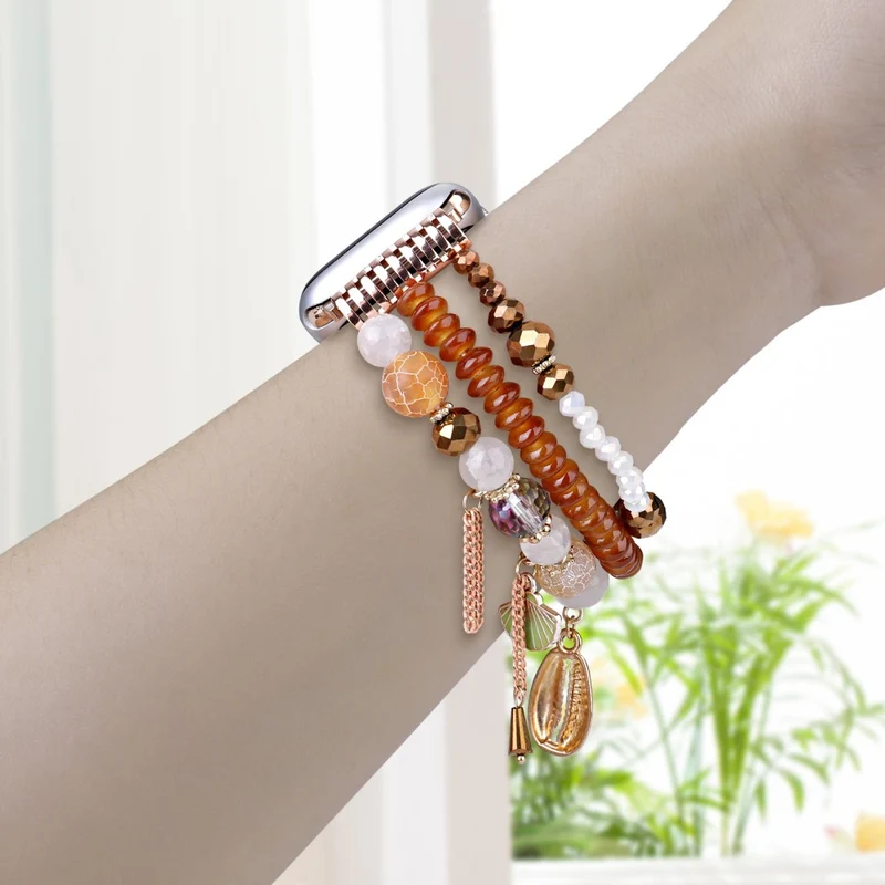 Brillant Apple Smartwatch Metall Und Stein Universell Armband