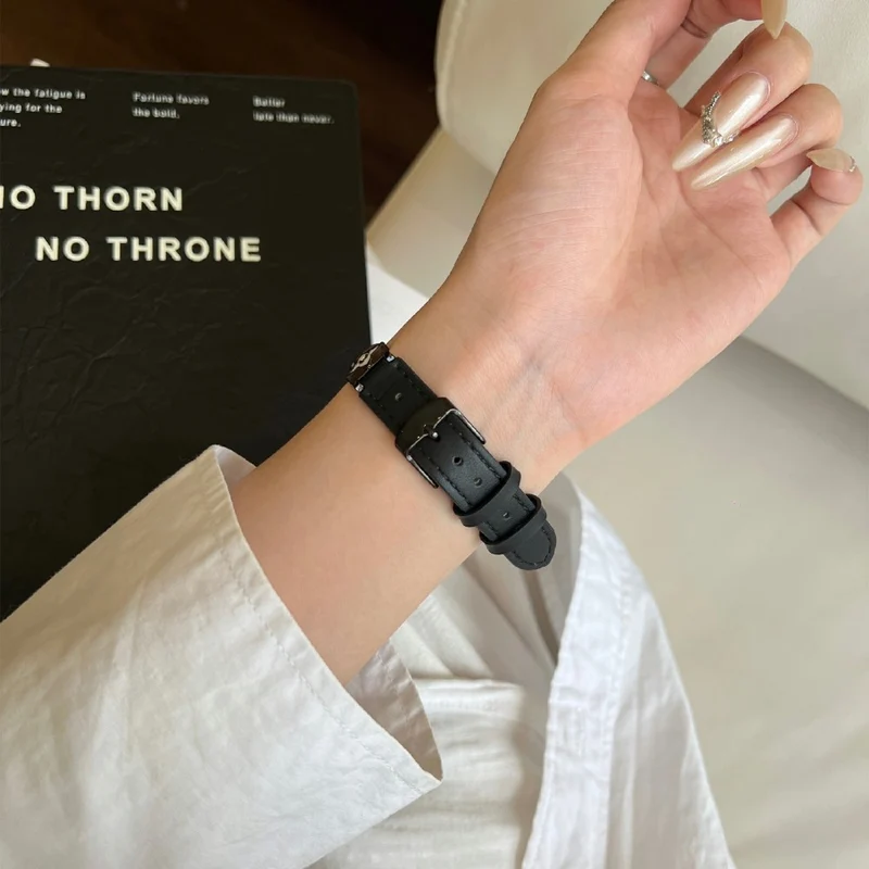 Absolut Zuverlässig Apple Smartwatch Metall Und Kunstleder Universell Armband