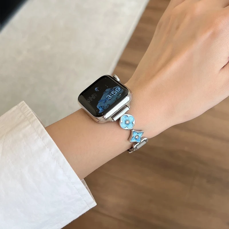 Absolut Zuverlässig Apple Smartwatch Metall Und Kunstleder Universell Armband