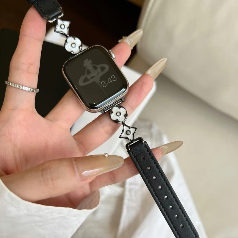 Unglaublich Gut Apple Smartwatch Metall Und Kunstleder Universell Armband