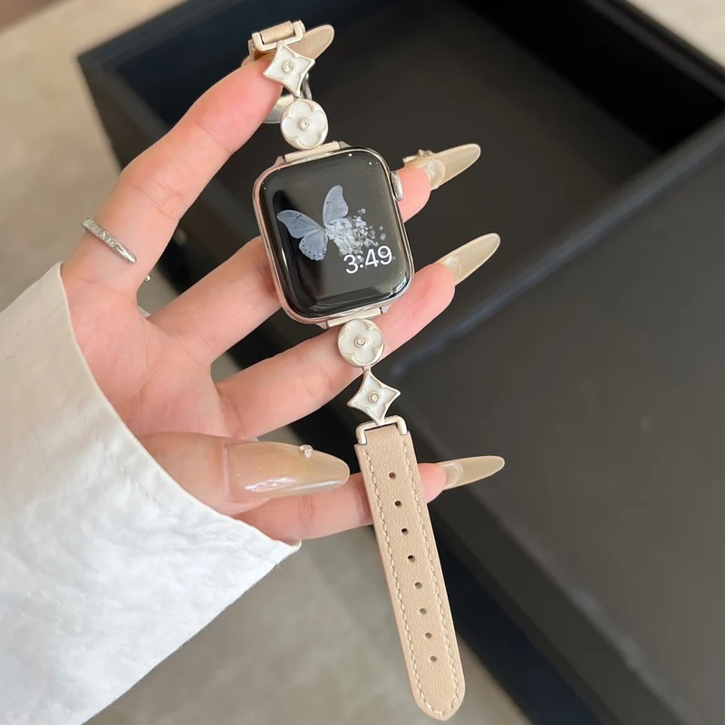 Unglaublich Gut Apple Smartwatch Metall Und Kunstleder Universell Armband