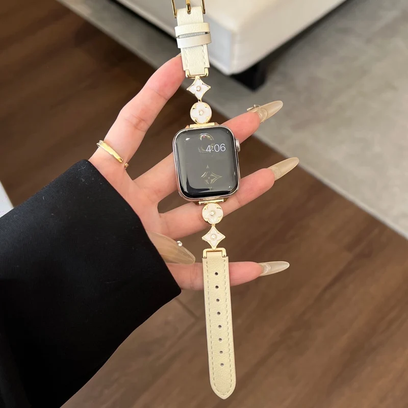 Unglaublich Gut Apple Smartwatch Metall Und Kunstleder Universell Armband
