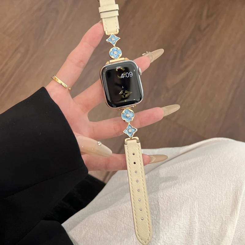 Unglaublich Gut Apple Smartwatch Metall Und Kunstleder Universell Armband