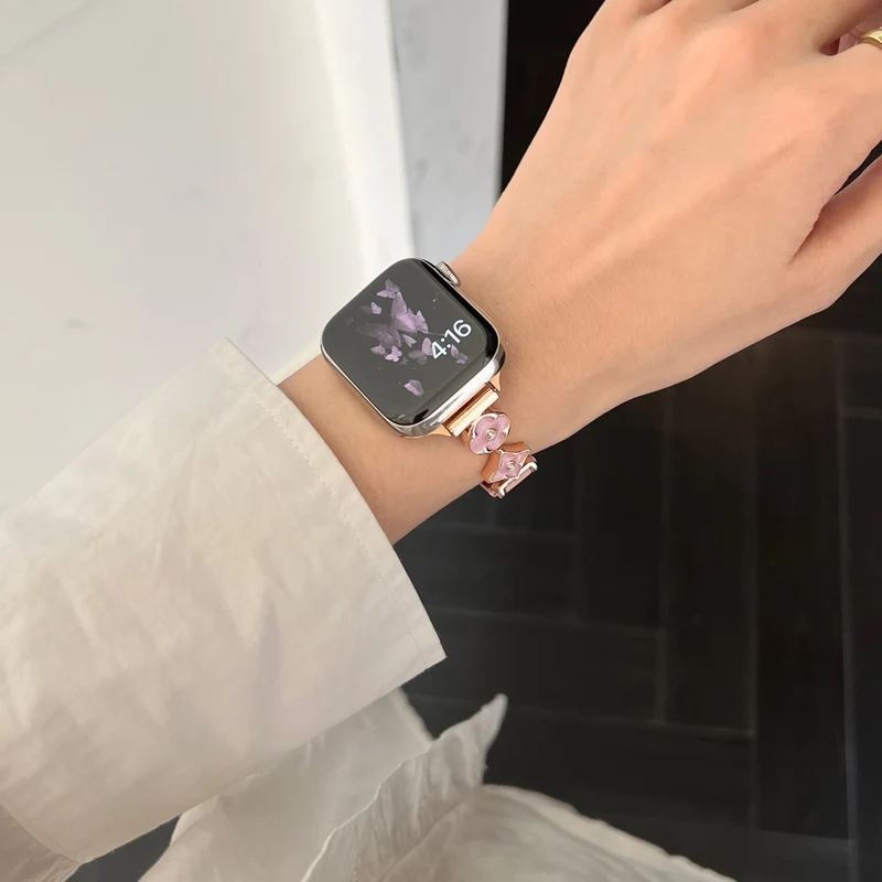 Unglaublich Gut Apple Smartwatch Metall Und Kunstleder Universell Armband