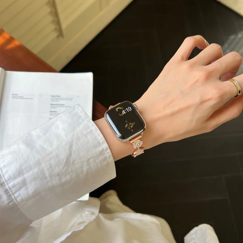 Unglaublich Gut Apple Smartwatch Metall Und Kunstleder Universell Armband