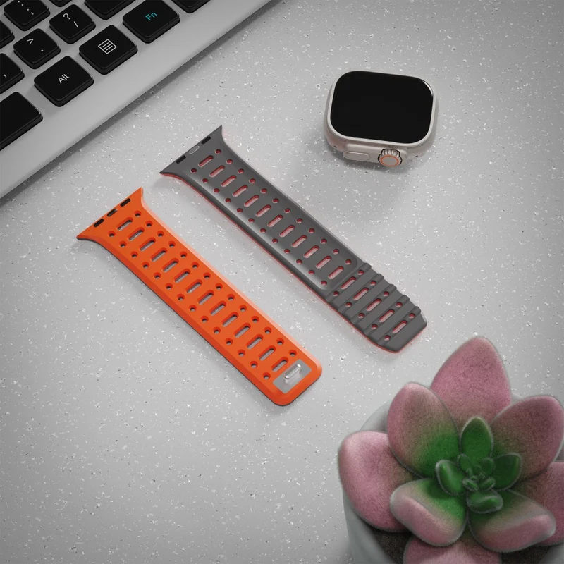 Sehr Angenehm Apple Smartwatch Silikon Universell Armband