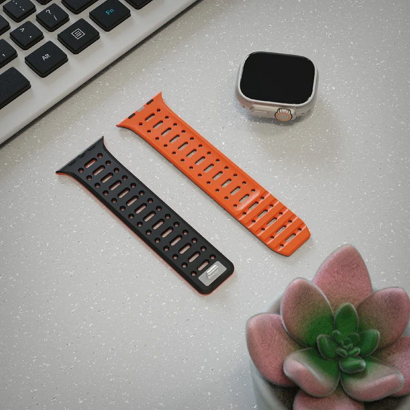 Sehr Angenehm Apple Smartwatch Silikon Universell Armband