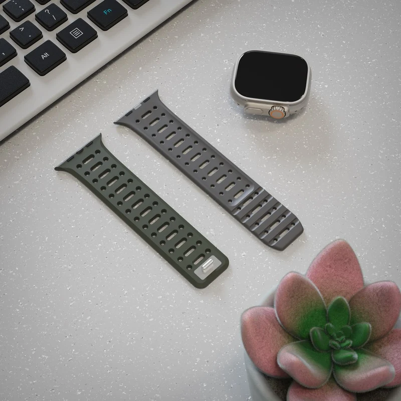 Sehr Angenehm Apple Smartwatch Silikon Universell Armband