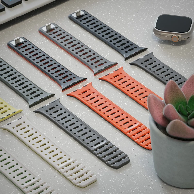 Sehr Angenehm Apple Smartwatch Silikon Universell Armband