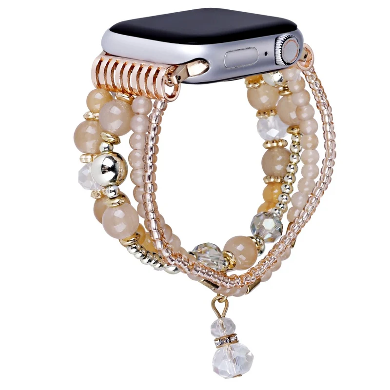 Mega Angenehm Apple Smartwatch Metall Und Stein Universell Armband