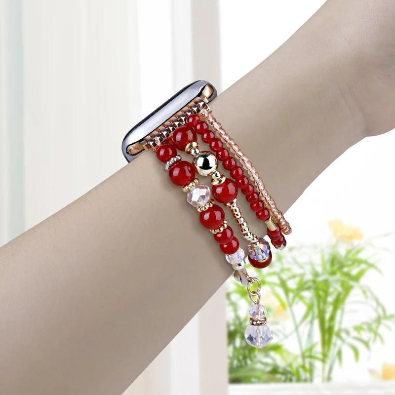 Mega Entzückend Apple Smartwatch Metall Und Stein Universell Armband