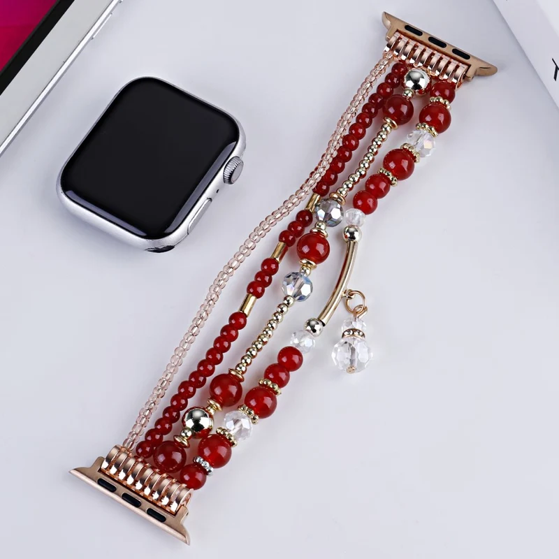 Mega Entzückend Apple Smartwatch Metall Und Stein Universell Armband