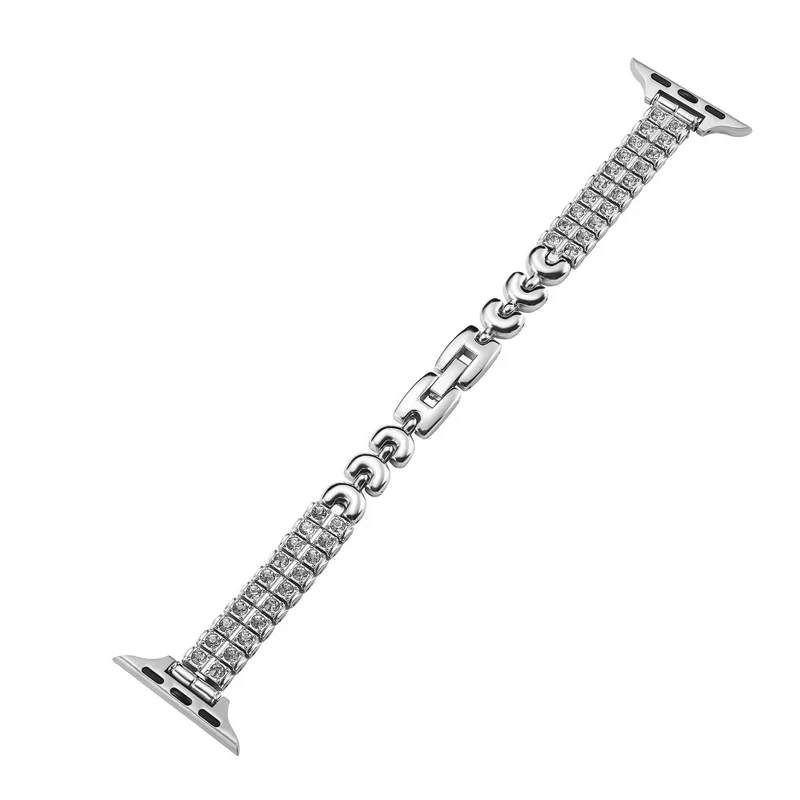 Stilvoll Apple Smartwatch Metall Und Strass Universell Armband