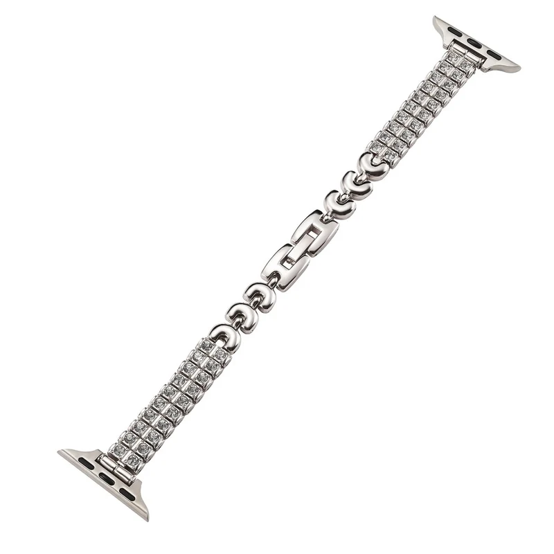 Unglaublich Süß Apple Smartwatch Metall Und Strass Universell Armband