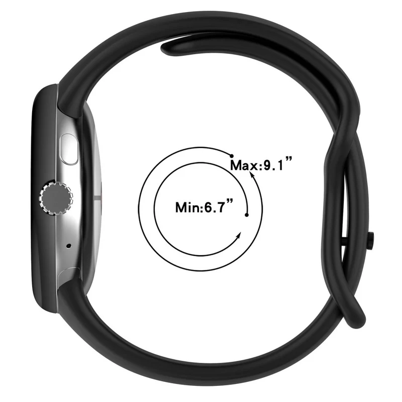 Wirklich Angenehm Google Pixel Watch 3 XL 45mm Silikon Armband