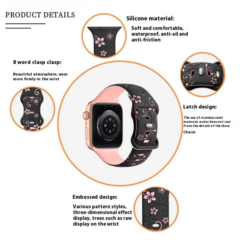 Megasüß Apple Smartwatch Silikon Universell Armband
