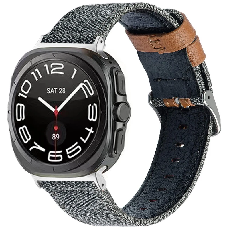 Cool Samsung Galaxy Watch Ultra 47mm Kunstleder Armband