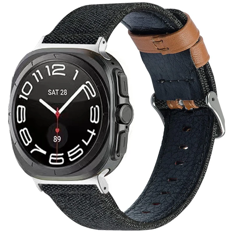 Cool Samsung Galaxy Watch Ultra 47mm Kunstleder Armband