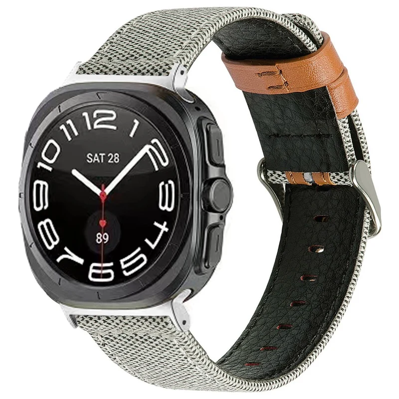 Cool Samsung Galaxy Watch Ultra 47mm Kunstleder Armband