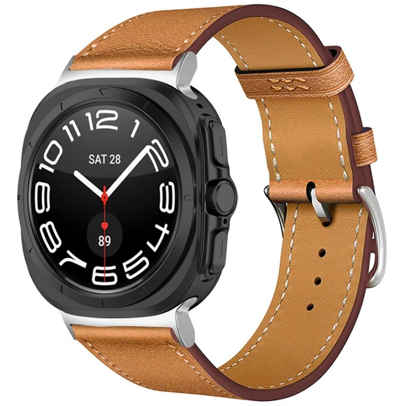 Super Fantastisch Samsung Galaxy Watch Ultra 47mm Echtes Leder Armband