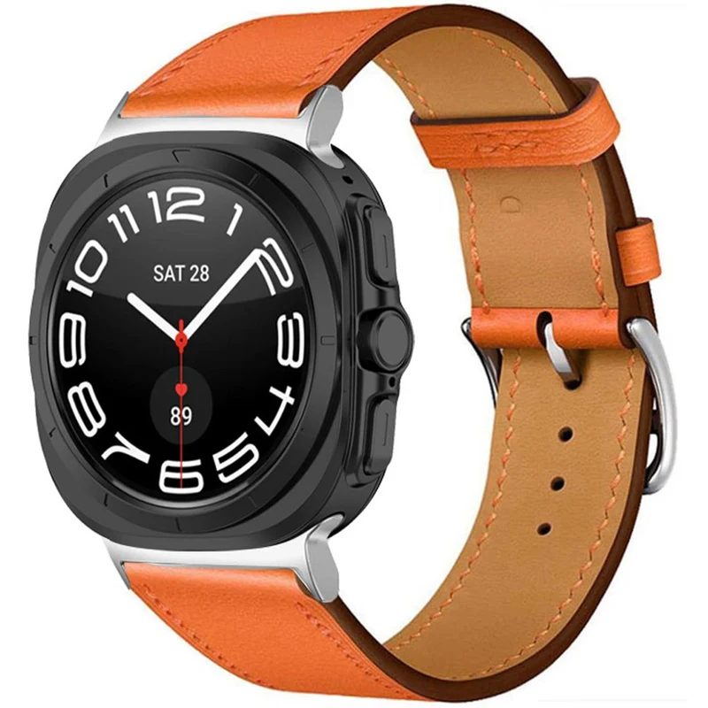 Super Fantastisch Samsung Galaxy Watch Ultra 47mm Echtes Leder Armband