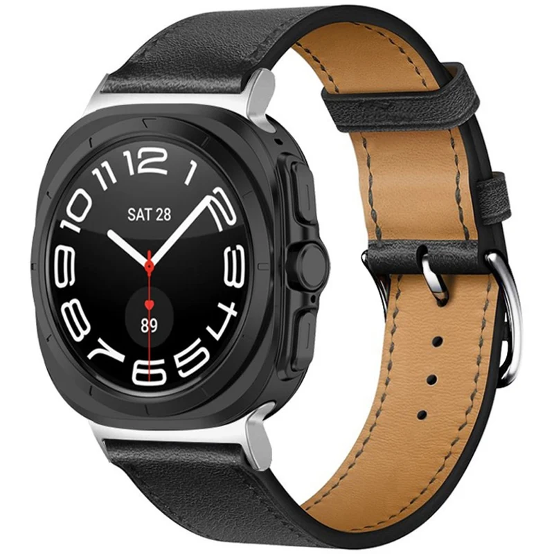 Super Fantastisch Samsung Galaxy Watch Ultra 47mm Echtes Leder Armband