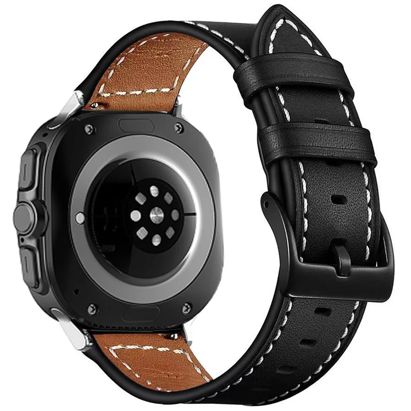 Unglaublich Ordentlich Samsung Galaxy Watch Ultra 47mm Echtes Leder Armband