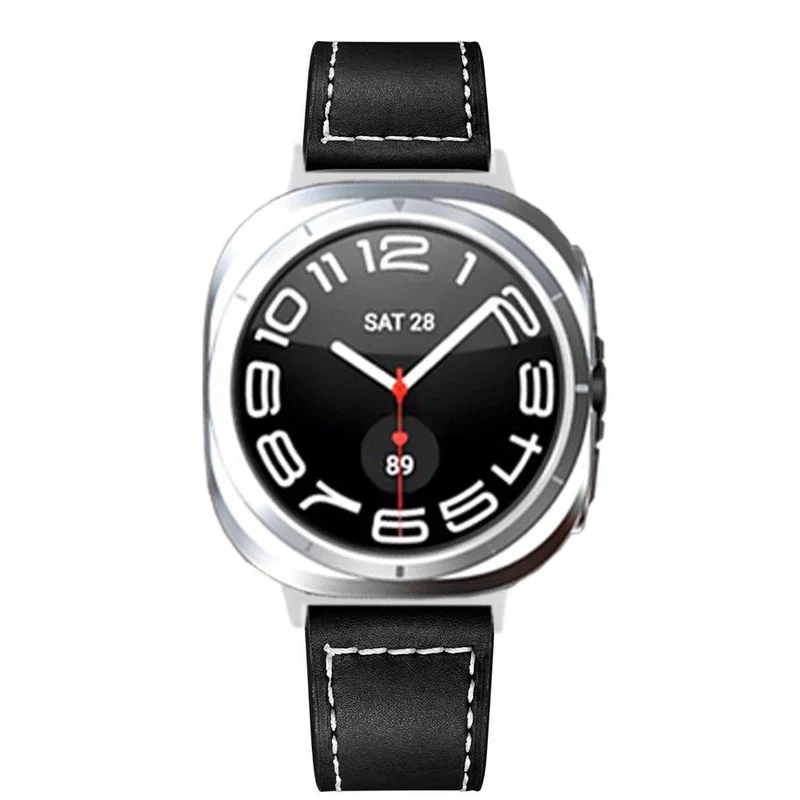 Unglaublich Ordentlich Samsung Galaxy Watch Ultra 47mm Echtes Leder Armband