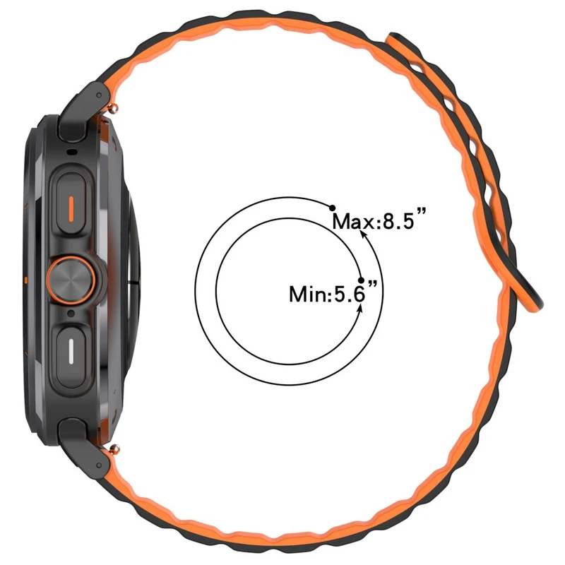 Unglaublich Bequem Samsung Galaxy Watch Ultra 47mm Silikon Armband
