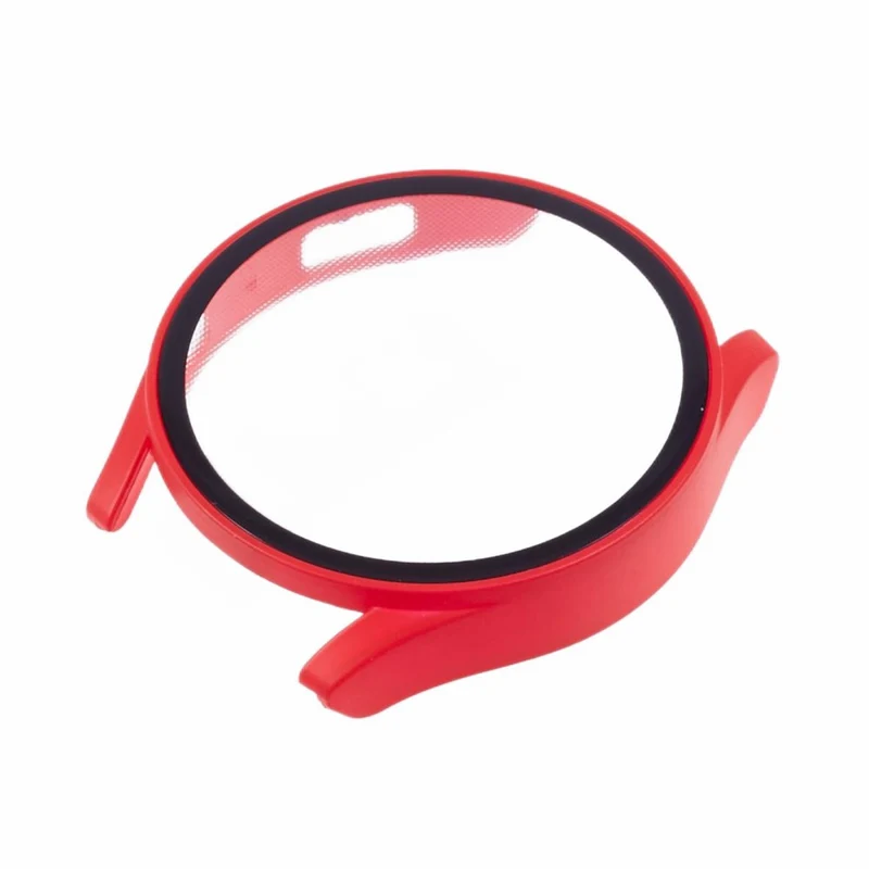Weich Samsung Galaxy Watch 7 44mm Hülle mit Displayschutz in Glas und Silikon