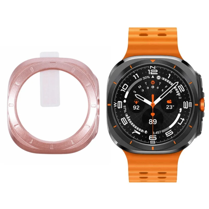 Schützend Apple Watch Ultra Hülle mit Displayschutz in Glas und Silikon