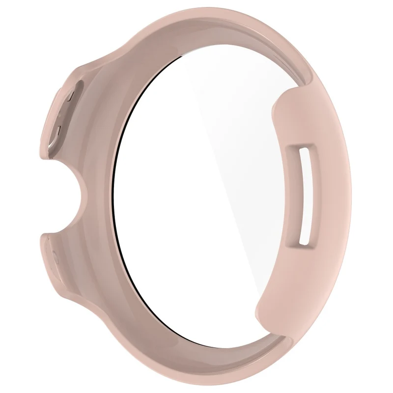 Schützend Google Pixel Watch 3 XL 45mm Hülle mit Displayschutz in Glas und Silikon