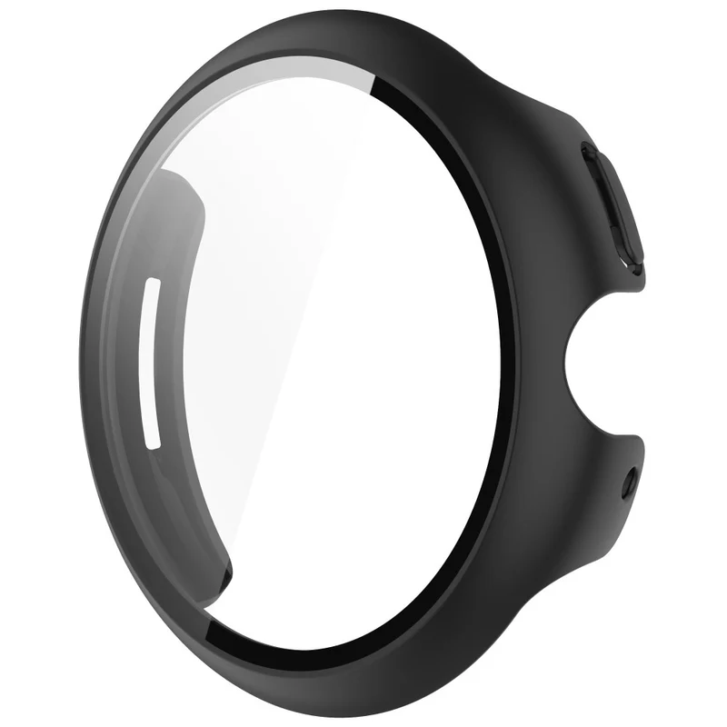 Schützend Google Pixel Watch 3 XL 45mm Hülle mit Displayschutz in Glas und Silikon