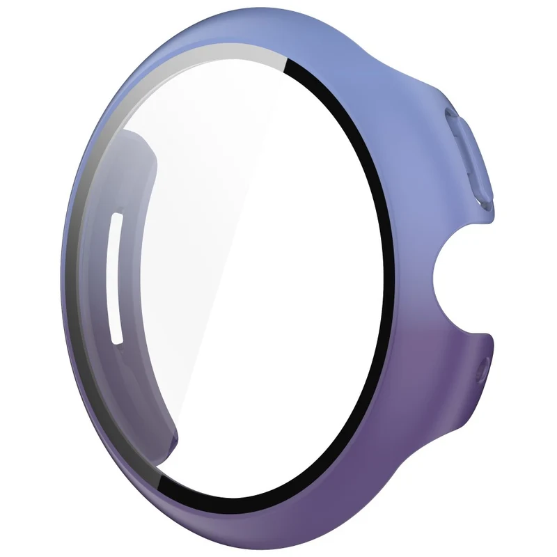 Schützend Google Pixel Watch 3 XL 45mm Hülle mit Displayschutz in Glas und Silikon