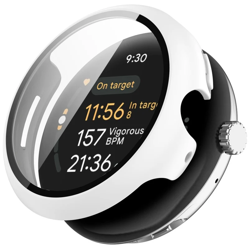 Großartig Google Pixel Watch 3 41mm Hülle mit Displayschutz in Glas und Silikon