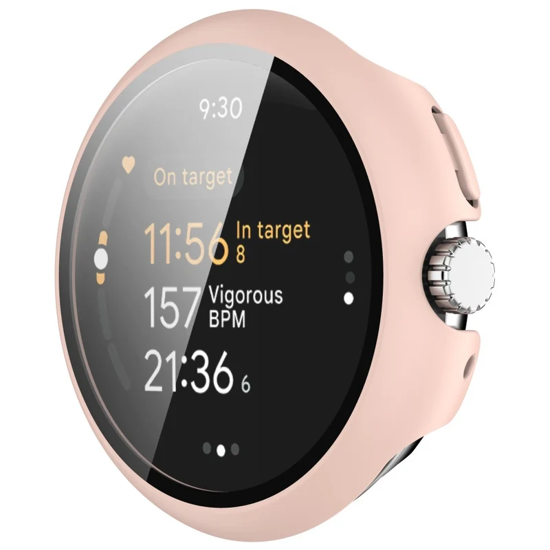 Großartig Google Pixel Watch 3 41mm Hülle mit Displayschutz in Glas und Silikon